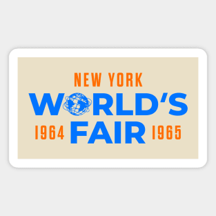 1964 1965 New York World's Fair Unisphere Letter Magnet